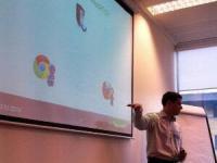 Me at a WebRTC workshop