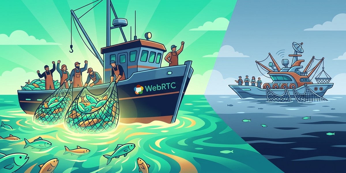 WebRTC already won real time - full nets versus empty nets