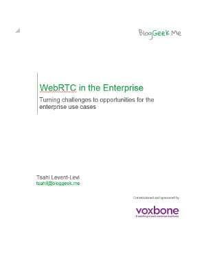 WebRTC in the Enterprise