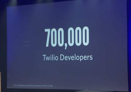 Twilio's Developers Metrics from their Signal event