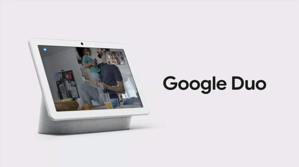 Google Duo on Nest Hub Max