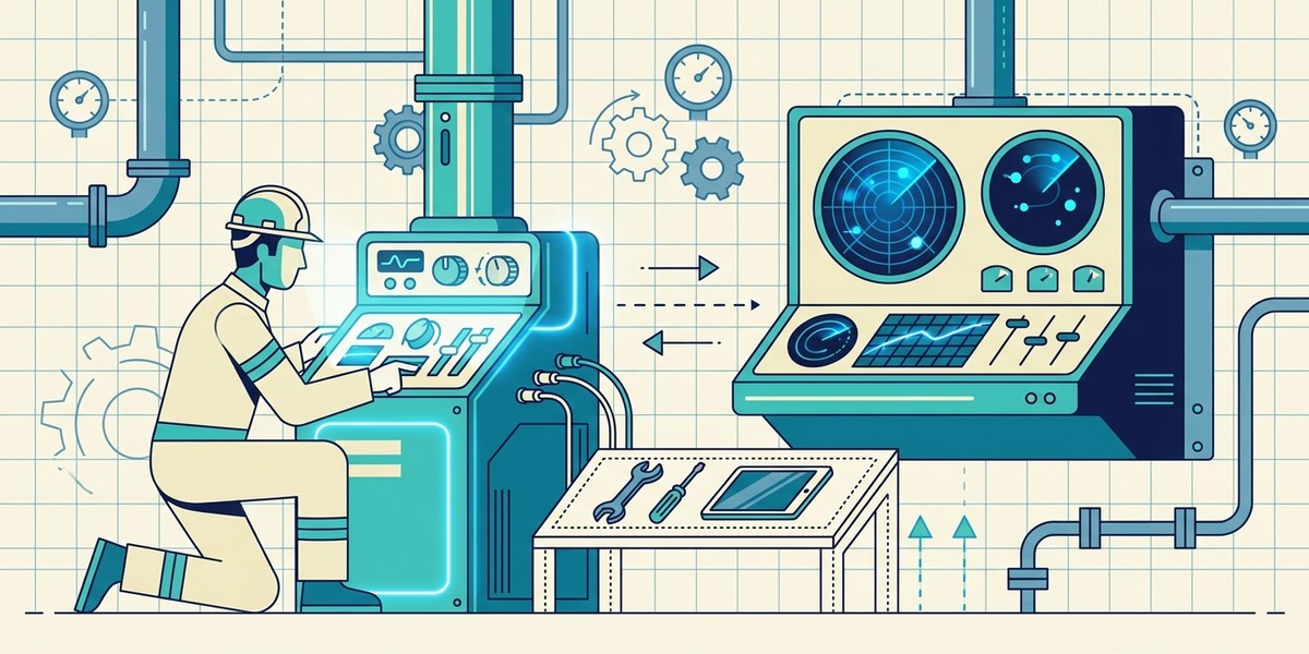 How to implement WebRTC client-side monitoring - engineer installing panel