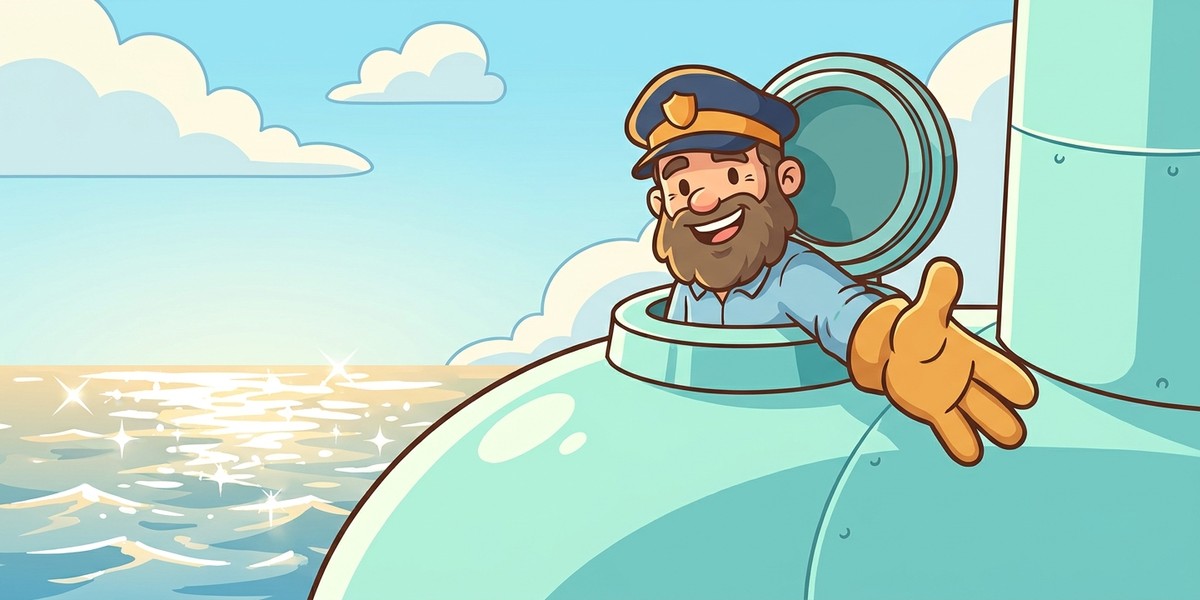 Need help with WebRTC monitoring - friendly submarine captain extending a hand